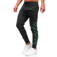 thumbnail image 6 of Men Slim Running Joggers Elastic Waist Pants Sweatpants Sports Workout Trousers, 6 of 11