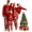 Red, variant on GRNSHTS Matching Family Pajamas Sets Christmas Matching Holiday Pjs Letter Print Top and Plaid Pants Sleepwear (Red-6/7T)