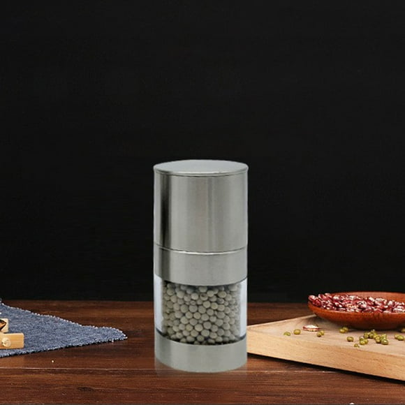 Dvkptbk Condiment Grinder Steel Convertibl Coarseness Portable Kitchen Seasoning Bottle Pepper Double Seasoning Bottle - Black Friday Clearance