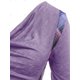 thumbnail image 3 of Camiseta Talla Extra Manga Larga a Cuadros Drapeado Rosegal Mangas largas de talla grande, 3 of 5