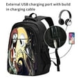 thumbnail image 2 of Goofa The Nightmare Before Christmas Pattern USB Backpack with Charging Port - Large Capacity Travel Backpack , Computer Backpack , Multi-Pocket Laptop Backpack, 2 of 7