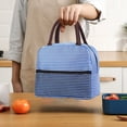 thumbnail image 1 of Kitchen Storage and Organization, Office Worker Lunch Bag Student Lunch Box Bag Lunch Cooler Bag with Rice Insulation Bag, Blue, 1 of 6