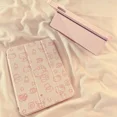 thumbnail image 1 of Kawaii Hello Kitty Case for IPad Mini Pro Air Sanrio Anime Fashion Cute Mirror Back Protective Case  Holder and Stand Gift Festivals, 1 of 5