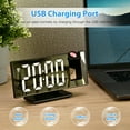 thumbnail image 4 of ELECTIME Projection Alarm Clock, Digital Clock with 180° Rotatable Projector, Clear LED Display, 4 of 7