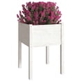 thumbnail image 4 of Jardinera VidaXL de madera maciza de pino blanco 50 x 50 x 70 cm, 4 of 9