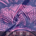 thumbnail image 5 of Purple Blue Mandala Flowers Pure Cotton Bodysuit Short Sleeve Pajamas One-Piece Romper Unisex 9M, 5 of 6