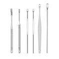 thumbnail image 1 of Stainless Steel Ear Scoop 6 Pieces/set, Rotary Ear Scoop Set, 1 of 5