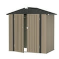 thumbnail image 6 of Devoko 4×6 ft.Patio Metal Shed, Lockable Garden Shed for Outdoor Backyard Patio Storage, 6 of 9