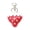 Red, variant on Sweet Strawberry Keyring PU Fashion Items Colorful Bag Ornament