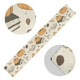 thumbnail image 5 of Yayeee Table Runner 90 inches Long Home Kitchen Dinning Party Decoration, Beige Fall Books, 5 of 7