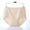 Beige, variant on LYEAA Women Underwear 100% Cotton High Waisted Cool Briefs Breathable Comfort Solid Daily Panties Full Fashionable Underpants Beige L