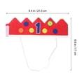 thumbnail image 2 of Circus Theme Baby Hat Baby First Birthday Party Hat Infant Kids Headband Hair Accessories for Dancing Party Banquet, 2 of 3