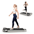 thumbnail image 4 of Ambifirner Folding 3 in 1 Treadmill 9% Incline Under Desk Home 2.5 HP Walking Running Machine with Remote Control & LED Display for Home Small Spaces 265LBS, Black, 4 of 8