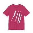 thumbnail image 3 of Effete Feline Claw Marks Scratch Unisex Jersey Short Sleeve Tee, 3 of 29