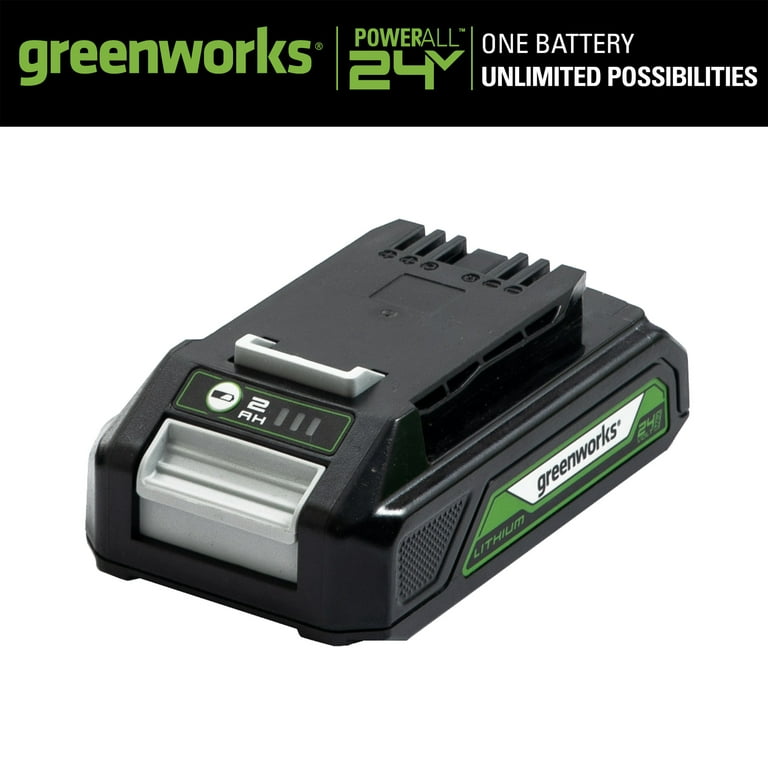 Greenworks 24V Lithium-Ion Battery 29842, Fade-Free Power