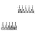 thumbnail image 4 of kurtrusly 5 Pieces Universal Steel Nut Driver Home Garage Woodworking Shank Bit Electric Pneumatic Screwdriver Bits Tools 19x65mm 2Set, 4 of 6