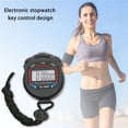 thumbnail image 4 of CNKOO Multi-Function Electronic Stopwatch Handheld Chronometer Waterproof Pocket Stopwatch Stop Watch Timer LCD Display for Match, 4 of 7