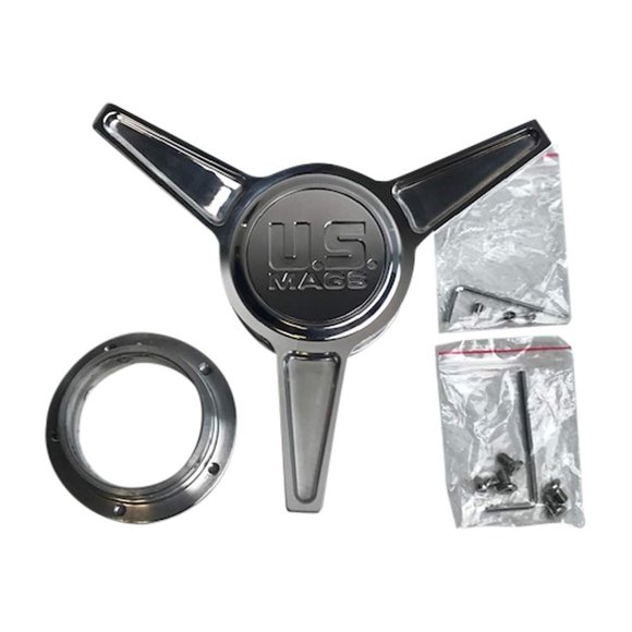 US Mags Wheels 1003-83-06H Polished Wheel Knock Off Center Cap
