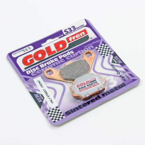 Brake Pads Racing Ceramic Carbon Goldfren S33-005  (EBC FA67 FA372)