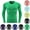 Yellow, variant on Men's thermal Compression Shirts, Long Sleeve Fleece Lined Undershirt, Cold Weather Workout Athletic Base Layer Top Yellow