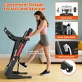 thumbnail image 4 of Winfita 3-in-1 Foldable Incline Treadmill with 14-inch Screen, 3.5 HP Quiet Motor, Smart Handrail, Real-Time Display, 300 Lb Capacity Workout, 4 of 8