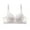 White, variant on Aayomet Push Up Bras for Women Women's Full Coverage Plus Size Comfort Minimizer Bra Wirefree Non Padded,Red 105C