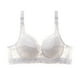 thumbnail image 2 of Gibobby Lenceria para mujer sexy Sujetador de encaje sexy para mujer, correas ajustables, copa de pecho, ropa interior(Blanco 85C), 2 of 5