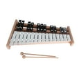 thumbnail image 1 of Xilófono Glockenspiel de 27 notas, instrumento de percusión musical, con mazos para amantes de la música de diferentes edades, portátil profesional Estilo B Sunnimix xilófono glockenspiel, 1 of 8