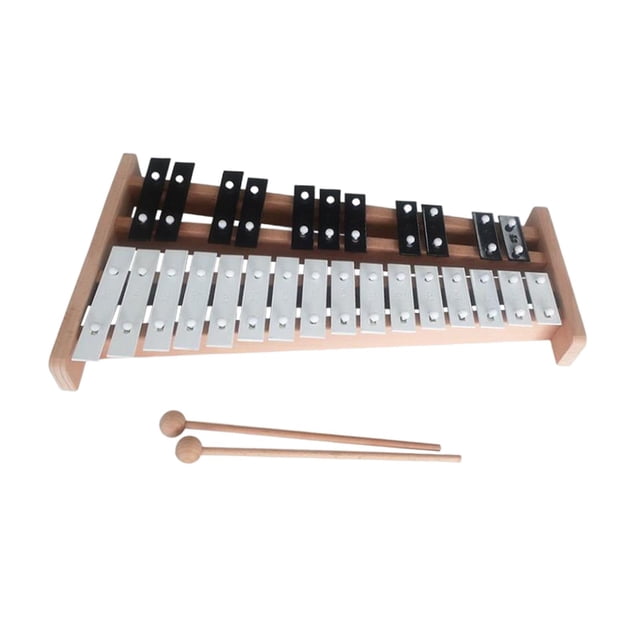 Instrumento educativo Musical de xilófono Glockenspiel de 27 teclas para amantes de la música Estilo B Yuyangstore xilófono glockenspiel