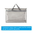 thumbnail image 3 of Unique Bargains Handbag Dust Bags, S Size PVC Dustproof Transparent Purse Protector, Light Gray, 3 of 5