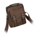 thumbnail image 5 of Milageto Men Shoulder Bag Fashion Storage Bag Crossbody Bag for Work Outdoor Business Deep Brown, 5 of 8