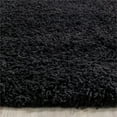 thumbnail image 4 of Safavieh Laguna Shag Tapis Rond 6 Pieds7 Pouces Tissé à la Machine en Noir, 4 of 10