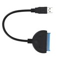 thumbnail image 3 of Câble SATA vers USB 3.0 haute vitesse, lecteur de disque dur 25 cm pour transfert de données sur disque dur 2,5 pouces, 3 of 4