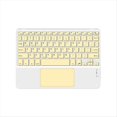 thumbnail image 2 of Teclado Bluetooth con Panel Táctil de 10 Pulgadas Compatible con , IPadOS, Android e IOS Inglés Amarillo, 2 of 10