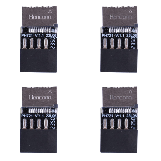 Placa base USB2.0 9 pines a adaptador TYPE-E convertidor USB 2 0 enchufe
