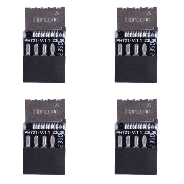 Placa base USB2.0 9 pines a adaptador TYPE-E convertidor USB 2 0 enchufe