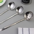 thumbnail image 5 of Utensilios para servir cubiertos de acero inoxidable, espumadera, cuchara ranurada/cucharón de sopa, juego de utensilios para servir, 10 Uds., 5 of 5