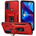 thumbnail image 1 of Funda para GANGXUN Motorola Moto G Power 2022 - Soporte metálico, Función magnética, Rojo, 1 of 5