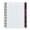 thumbnail image 4 of (2 pack) Pen+Gear College Ruled 5-Subject Poly Notebook, 6" x 8.26", Black, 150 Sheets, 4 of 8