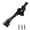 Black-1pc, variant on 1 pc 4 Inch KickDown Door Stopper, Heavy Duty Door Stop with Non-Slip Rubber Tip for Wood Concrete Tiled Carpeted Floors,Satin Nicke