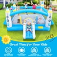 thumbnail image 6 of CIPACHO Inflatable Bounce House with Blower, Indoor Outdoor Playhouse with Slide for Kids Ages 3-5, 6 of 9