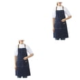 thumbnail image 3 of Billuyoard Delantales de vaqueros para hombres Delantal con bolsillos delanteros Halter Suministros para el hogar Protección de cobertura para Azul 2piezas Billuyoard CBP188133, 3 of 6