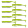 thumbnail image 1 of Bangcool 10 Pcs Appâts de Pêche Réalistes en Plastique Pailleté Leurre de Pêche Crankbait, 1 of 8