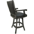 thumbnail image 2 of Coco Swivel 30" Wood Bar Stool with Arms, 2 of 2