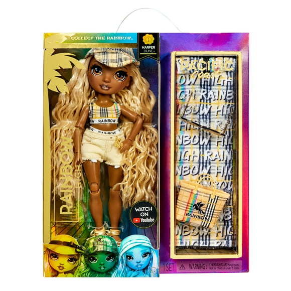 Muñeca de moda Rainbow High Pacific Coast Harper Dune Sand