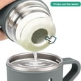 thumbnail image 4 of Taza de acero inoxidable con aislamiento al vacío para botellas de café frías y calientes., 4 of 7