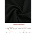thumbnail image 5 of Unique Bargains Women's 3/4 Sleeve Work Boat Neck Elegant Pencil Sheath Dresses S Black, 5 of 6
