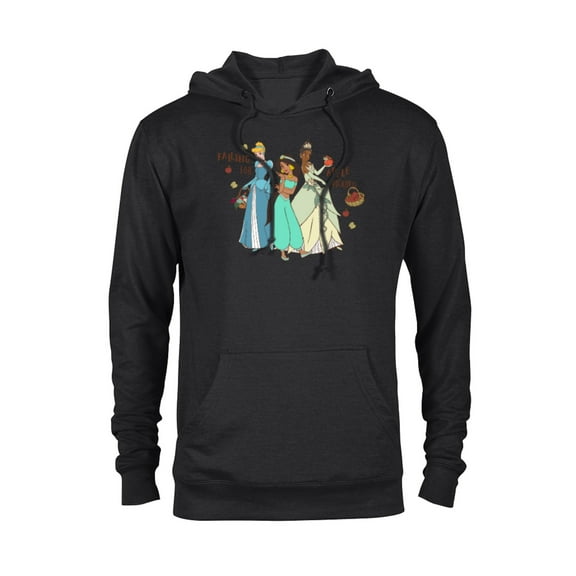 Disney Princess Falling for Apple Picking - Pullover Hoodie for Adults - Customized-Black