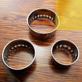 thumbnail image 3 of Juego de moldes para empanadillas, accesorios, cortador de masa de acero inoxidable para repostería Estampado, 3 of 9