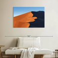 thumbnail image 2 of Elephant Stock Shadowed Sand Dune Wall Art - Horizontal Canvas Wall Art - Living Room Wall Decor - Nature Canvas - Brown And Blue Decor - 39" x 26", 2 of 8